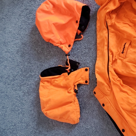 Preowned, Black/Orange hunting coat. - Picture 4 of 13